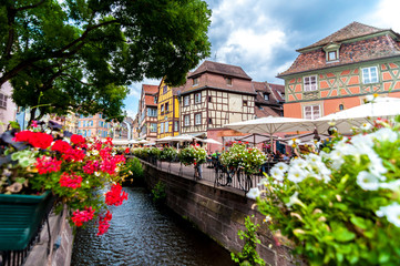 Colmar, Alsace - FRANCE | Petite Venice e il canale "La Lauch" che attraversa la città