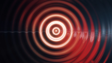digital circle colorful abstract background. distortion sound.  sound wave.
