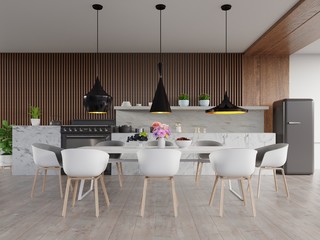 kitchen interior concept.