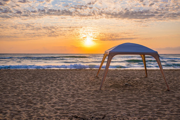 Tent on the beach