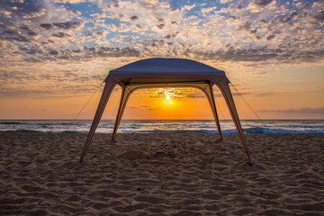 Tent on the beach