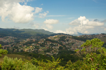 Obraz premium view of mountains