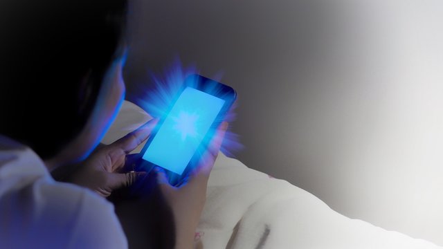 The Blue Light From The Phone Destroys The Nervous System Of The Eye. Which Is Bad For The Body.