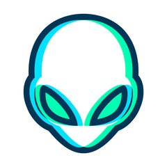 alien face icon