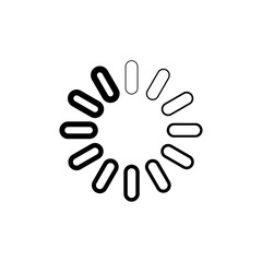 Fototapeta premium refresh icon trendy