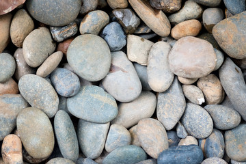 Fototapeta na wymiar White pebbles for background and texture