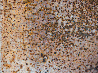 Close-up Background texture of surface rusted steel.