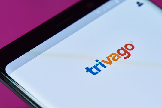 Trivago Booking App Menu