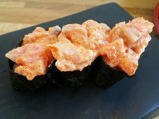 Salmon Roll, Maki, Japanese food