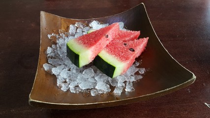 Sliced Watermelon, Tropical fruit