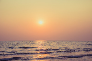 Sky and beach before sunset