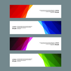 Vector Abstract design banner web template