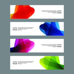 Vector Abstract design banner web template