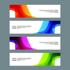 Vector Abstract design banner web template