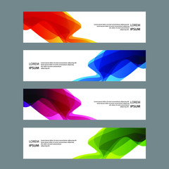 Vector Abstract design banner web template