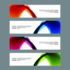 Vector Abstract design banner web template