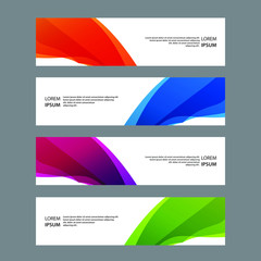 Vector Abstract design banner web template