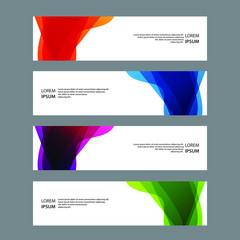 Vector Abstract design banner web template