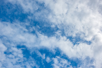blue sky with white clouds