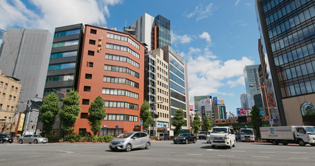 Akihabara district in Tokyo city