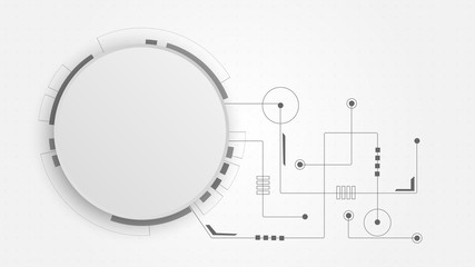 Abstract Digital Technology Cycle background.Business growth transformation to digital and Successful financial technology.