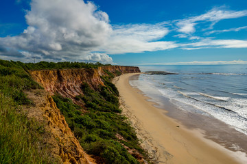 Fototapeta na wymiar view of beach in australia
