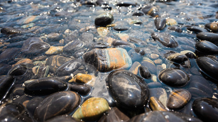 pebbles on the beach