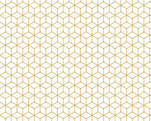 geometric pattern abstract white and gold tone vector background, line overlapping with modern concept