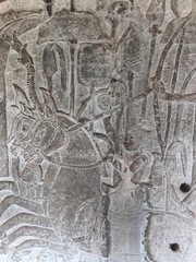 detail of wall of temple