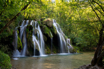 Cascades des Tufs bei Arbois im Franche Coté