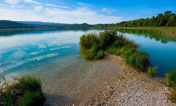 Lac de Clairvaux im Franche Comt&eacute; in Frankreich