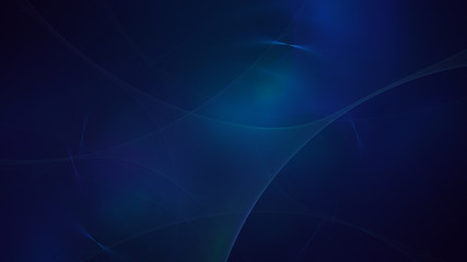 3D rendering multicolored abstract fractal on black background