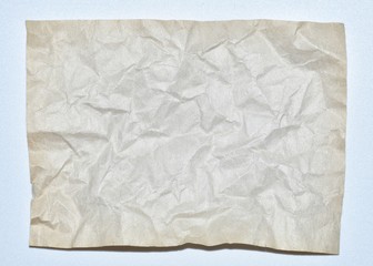 old paper on white background
