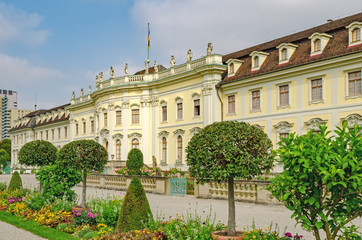 Fototapeta na wymiar Facade Ludwigsburg Palace (Germany)