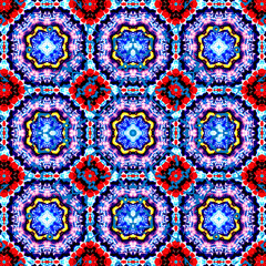 Geometric and abstract background texture design, futuristic background pattern, colorful kaleidoscope background and islamic ottoman art