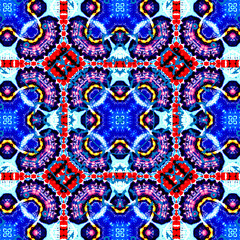 Geometric and abstract background texture design, futuristic background pattern, colorful kaleidoscope background and islamic ottoman art