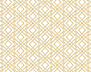 geometric pattern abstract white and gold tone vector background, line overlapping with modern concept
