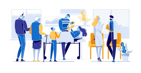 Advertising Flyer Medical Research Elderly Flat.