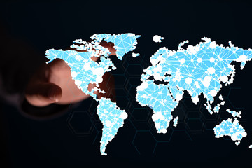 Best Internet Concept of global business from concepts series