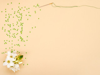 Creative craft background.