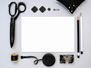 Collection of sewing supplies.