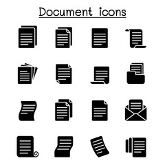 document icon set vector illustration graphic design