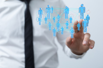 group of network people - Business and contact