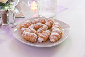 traditional austrian dessert sweets sugar roll