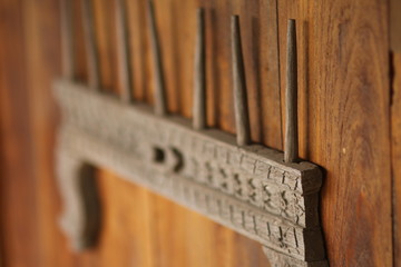 a wood wooden is isolated 