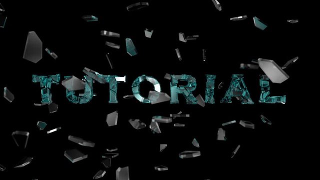 Intro TUTORIAL vetro rotto.