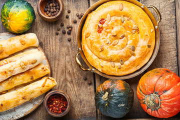 Traditional Moldavian pie.