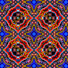 Geometric and abstract background texture design, futuristic background pattern, colorful kaleidoscope background and islamic ottoman art