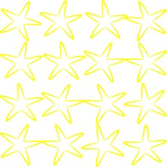 seamless pattern with starfishes vector white background