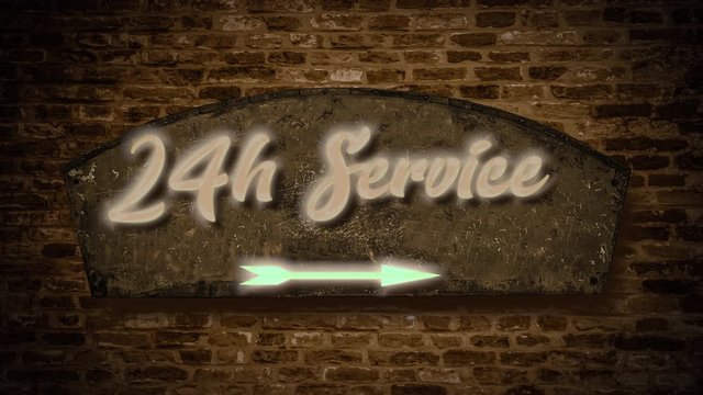 Sign 409 - 24h Service